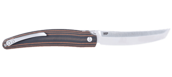 CRKT Ancestor Folding Knife Brown/Black G10 Handle D2 Plain Edge Satin Finish 5930
