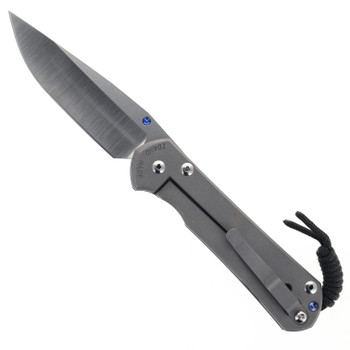 S。 Left Handed Chris Reeve Large Sebenza Pocket Knife Titanium Handle