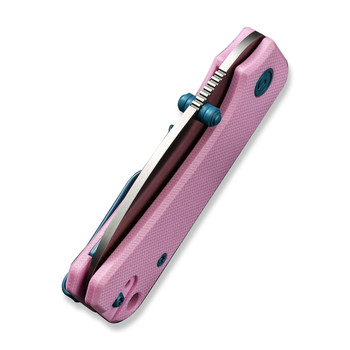 Civivi Baby Banter Folding Knife Powder Pink G10 Handle Nitro-V Drop Point Plain Edge Satin Finish C19068S-10 Civivi Baby Banter Folding Knife Powder Pink G10 Handle Nitro-V Drop Point Plain Edge Satin Finish C19068S-10