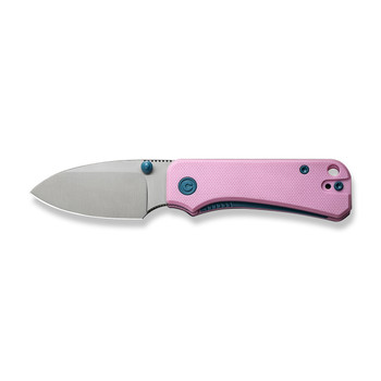 Civivi Baby Banter Folding Knife Powder Pink G10 Handle Nitro-V Drop Point Plain Edge Satin Finish C19068S-10 Civivi Baby Banter Folding Knife Powder Pink G10 Handle Nitro-V Drop Point Plain Edge Satin Finish C19068S-10