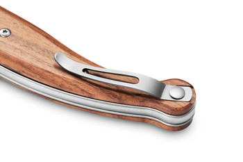 Lion Steel Gitano Folding Knife Santos Wood Handle Niolox Plain Edge GT01-ST