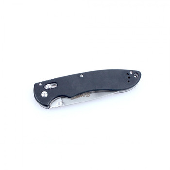 Ganzo Folding Knife Black G10 Handle 440C Plain Edge Ganzo G704-BK