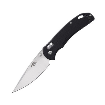 Ganzo Folding Knife Black G10 Handle 440C Drop Point Plain Edge G7531-BK