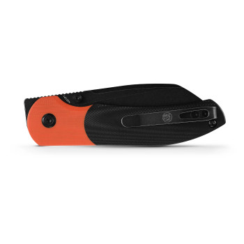 Vosteed Thornton Trek Lock Knife Orange/Black G10 Handle 14C28N Blade A1701
