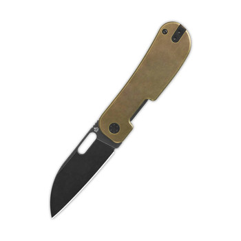 Discontinued QSP Variant PE Liner Lock Folding Knife Bronze Titanium Handle 14C28N Plain Black Blade QS154-G Discontinued QSP Variant PE Liner Lock Folding Knife Bronze Titanium Handle 14C28N Plain Black Blade QS154-G