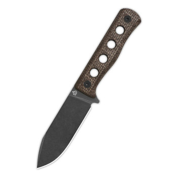フォレスト QSP Canary Fixed Blade Knife Brown Micarta Handle Cr8Mo2VSi Plain