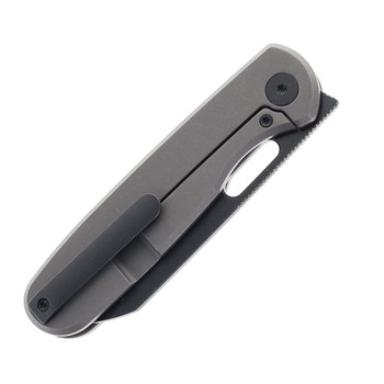 Bridgeport BGPT 1827 FL Folding Knife 20CV Plain Edge Blackwash Finish