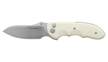 Viper Moon GI Folding Knife Off White G10 Handle Magnacut Plain Edge Satin Finish V6008GI