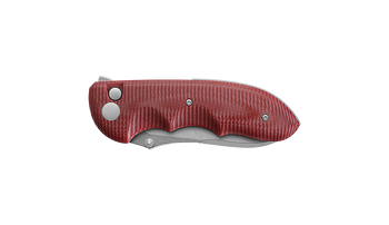 Viper Moon GR Folding Knife Red G10 Handle Magnacut Plain Edge Stonewash Finish V6010GR