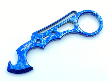 Two Sun Prybar Blue/White Titanium  EDC-23-Color