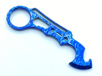 Two Sun Prybar Blue/White Titanium  EDC-23-Color