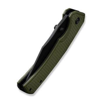 Civivi Vexillum Folding Knife OD Green G10 Handle Nitro-V Clip Point Plain Edge Black Stonewash Finish C23003D-2 Civivi Vexillum Folding Knife OD Green G10 Handle Nitro-V Clip Point Plain Edge Black Stonewash Finish C23003D-2