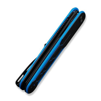 Civivi KwaiQ Folding Knife Blue/Black G10 Handle Nitro-V Tanto Plain Edge Black Stonewash Finish C23015-3 Civivi KwaiQ Folding Knife Blue/Black G10 Handle Nitro-V Tanto Plain Edge Black Stonewash Finish C23015-3