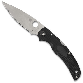 Spyderco Native Chief Black FRN Serrated CTS BD1N 244SBK