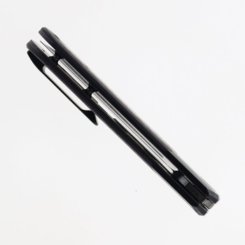 Knife Standards RR Station Folding Knife Purple FatCarbon Fiber/Titanium Handle Vanax Blade Satin Finish