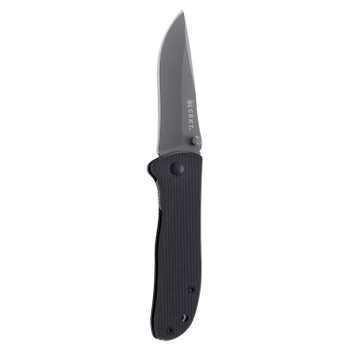 CRKT Drifter Liner Lock Folding Knife Black G10 Handle 8Cr14MoV Plain Edge 6450D2