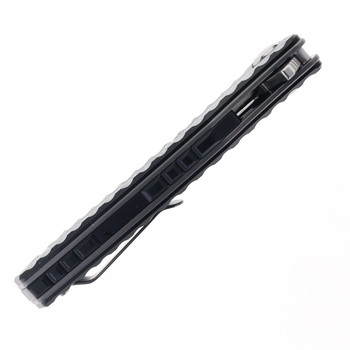 Maxace Zealot Folding Knife Gray G10 Handle K110 Plain Edge MZ204