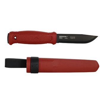 Mora Garberg Fixed Blade Knife Dala Red Polyamide Handle Stainless Steel Plain Black Blade 14274