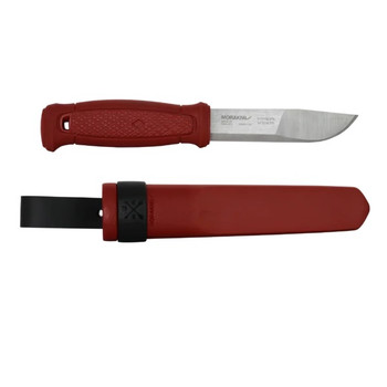 Mora Kansbol Fixed Blade Knife Dala Red Polymer Handle Stainless Steel Plain Edge 14143