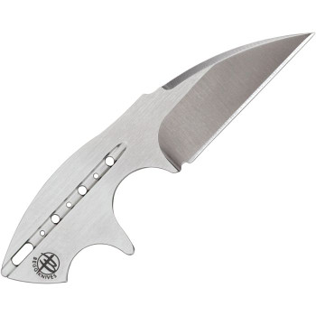 Begg Tree Frog Neck Fixed Blade Knife Stainless Handle AUS10-A Wharncliffe Plain Edge Satin Finish BG021