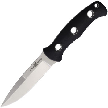 Al Mar S.E.R.E. Operator 30 Fixed Blade Knife Black G10 Handle D2 Plain Edge AMK5100