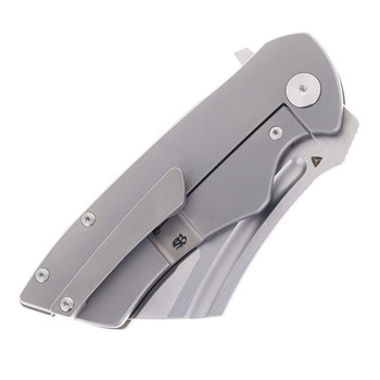 Tuya Hellfire Mini Folding Knife Titanium/Carbon Fiber Handle S90V Plain Edge 1733