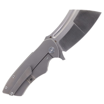 Tuya Hellfire Mini Folding Knife Titanium/Carbon Fiber Handle S90V Plain Edge 1733