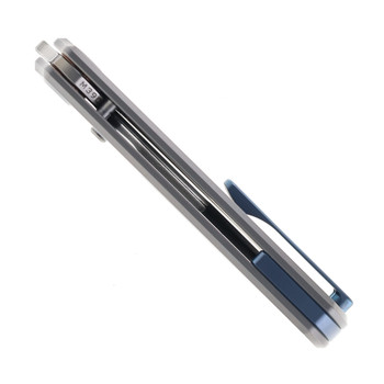 Maxace Peregrine II Folding Knife Sandblast Titanium Handle M390 Plain Edge M21A