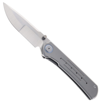 Maxace Peregrine II Folding Knife Sandblast Titanium Handle M390 Plain Edge M21A