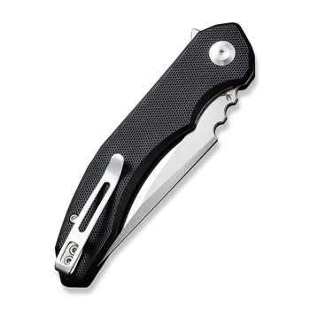 Civivi Bluetick Folding Knife Black G10 Handle 14C28N Drop Point Plain Edge Satin Finish C23050-1 Civivi Bluetick Folding Knife Black G10 Handle 14C28N Drop Point Plain Edge Satin Finish C23050-1