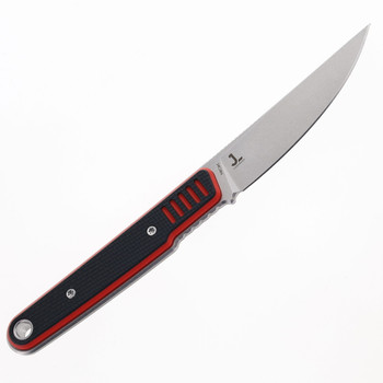 Kubey JL Kwaiken Fixed Blade Knife Red/Black G10 Handle 14C28N Plain Edge Beadblast Finish KU355A Kubey JL Kwaiken Fixed Blade Knife Red/Black G10 Handle 14C28N Plain Edge Beadblast Finish KU355A