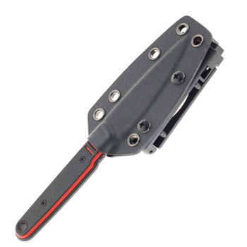 Kubey JL Fixed Blade Knife Red/Black G10 Handle 14C28N Drop Point Plain Edge Blackwash Finish KU356A Kubey JL Fixed Blade Knife Red/Black G10 Handle 14C28N Drop Point Plain Edge Blackwash Finish KU356A