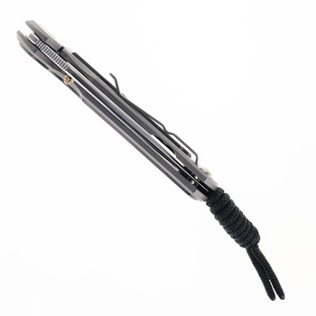 Left Handed Chris Reeve Small Sebenza Pocket Knife Bog Oak Inlay Titanium Handle Polished Magnacut Blade S31-1137