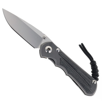 ナイフ Chris Reeve Small Inkosi Knife - Gray Ti Handle, Black Micarta
