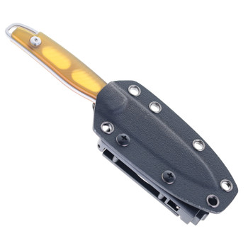 Kubey Dust Devil Fixed Blade Knife Ultem Handle 14C28N Spear Point Plain Edge Beadblast Finish KU357C Kubey Dust Devil Fixed Blade Knife Ultem Handle 14C28N Spear Point Plain Edge Beadblast Finish KU357C