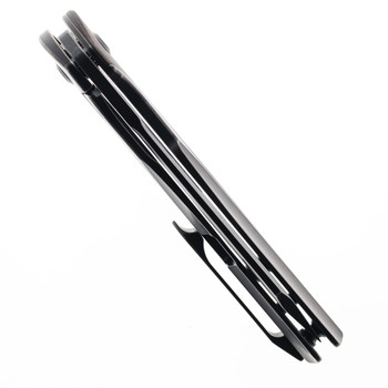 Kansept Shard Folding Knife Blackwash Titanium/Copper Carbon Fiber Handle S35VN Plain Edge Blackwash Finish K1006C1