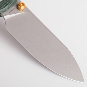 Vosteed Raccoon Top Liner Lock Folding Knife Green Micarta Handle 14C28N Drop Point Plain Edge Stonewash Finish A2904 Vosteed Raccoon Top Liner Lock Folding Knife Green Micarta Handle 14C28N Drop Point Plain Edge Stonewash Finish A2904