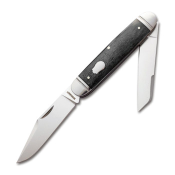 Rosecraft Briarpatch Jack Folding Knife Smoky Gray Bone Handle D2 Clip Point Plain Edge RCT012