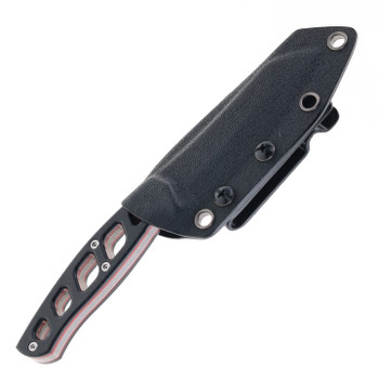 Two Sun Micro Mini Fixed Blade Knife Black G10 Handle D2 Plain Edge TS466