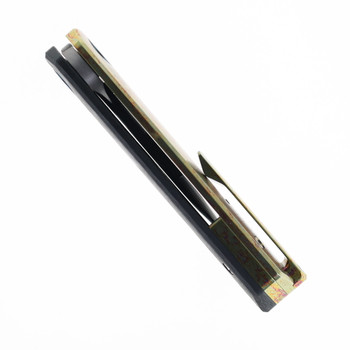 Two Sun Folding Knife Carbon Fiber/Color Titanium Handle Stonewashed M390 Blade TS457