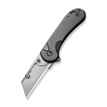 Civivi Elementum Utility Folding Knife Gray Aluminum Handle 6Cr