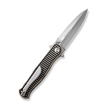 Civivi RS71 Folding Knife Off White/Black G10 Handle Nitro-V Plain Edge Satin Finish C23025-1