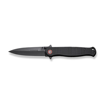Civivi RS71 Folding Knife Black G10 Handle Nitro-V Plain Edge Black Stonewash Finish C23025-2