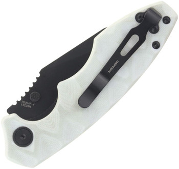 Defcon Liner Lock Folding Knife Jade Sculpted G10 Handle 14C28N