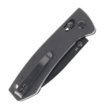 FreeTiger FOLDING KNIFE BLACK G10 HANDLE BLACK BLADE D2 PLAIN EDGE 2103-BKB