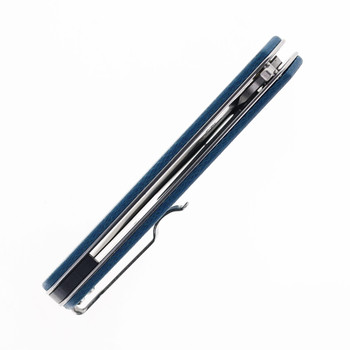 FreeTiger FOLDING KNIFE BLUE MICARTA HANDLE D2 PLAIN EDGE 961-GB