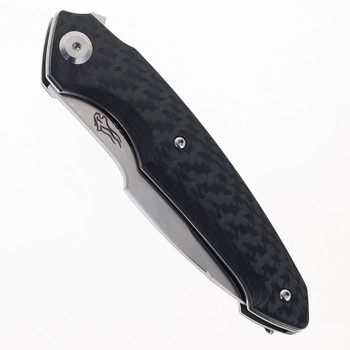FreeTiger FOLDING KNIFE CARBON FIBER HANDLE K110 PLAIN EDGE 51-CF