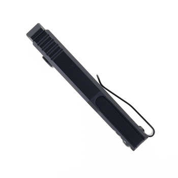 Reate Exo-U Utility Knife Black Aluminum Speed Hole