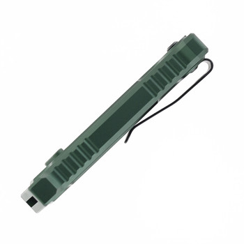 Reate Exo-U Utility Knife Green Aluminum Speed Hole