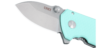 CRKT Squid Compact Folding Knife Blue G10/Stainless Steel Handle D2 Plain Edge 2485B